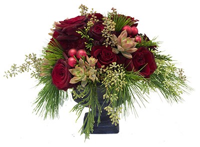Rogers Gardens: Christmas Floral Arrangement